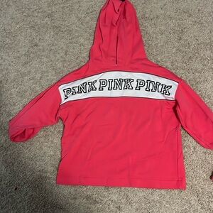 Pink Victoria’s Secret hoodie size M